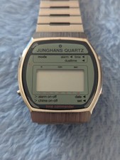 Junghans Alarm Chrono LCD TIME  COMMANDER - N.O.S. - Defekt!