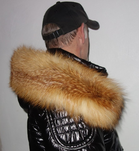 Fuchs pelz kapuze kragen xxl - fuchs,