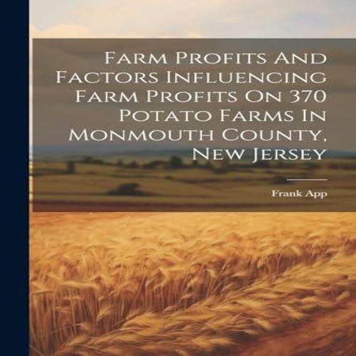 Farm profits and - profits, factors