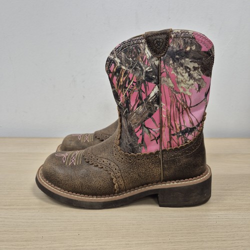 Ariat fatbaby pink camo braun - pink,
