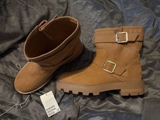 Chunky Boots braun Gr. 40 Neu