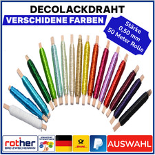 2x Basteldraht Dekolackdraht