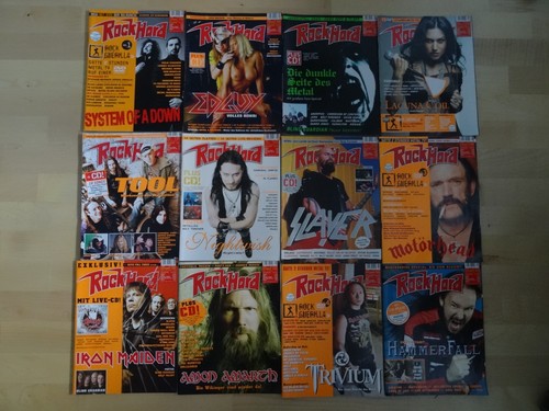 Rock hard magazine jahrgang - rock, magazine,
