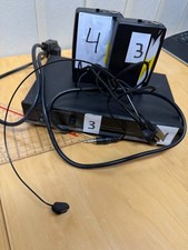 auna VHF-2-HS - 2-Kanal Funk-Mikrofon System, VHF-Funkmikrofon Set, 2 x kabellos