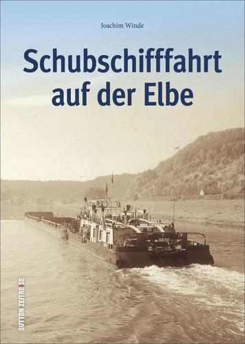 Schubschifffahrt auf der elbe - auf,