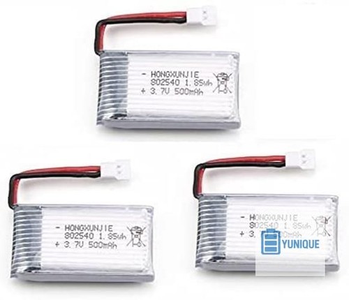 3er pack 500mah lipo akku - 3.7v,
