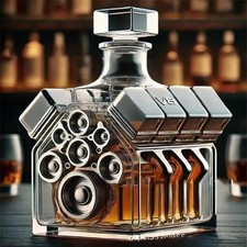 V8 Motor Whisky Dekanter