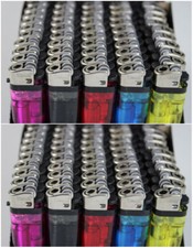 100 Einweg Feuerzeuge - 2 x 50 er Pack im Verkaufsdisplay mit Kindersicherung