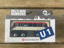 Holzeisenbahn Anhänger U1 Hochbahn Hamburg Eisenbahn U-Bahn