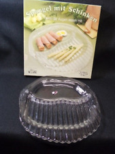 WMF - Glas Galerie - Servierplatte "Spargel mit Schinken" Durchmesser ca. 355 mm