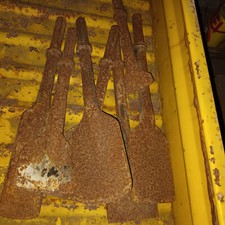 Spatenmeissel Sechskant gebraucht EE 25x108 Kompressormeissel Druckluftmeissel