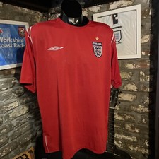 England Away Fußball Shirt Trikot Trikot 2004 - 2006 Umbro 2XL XXL