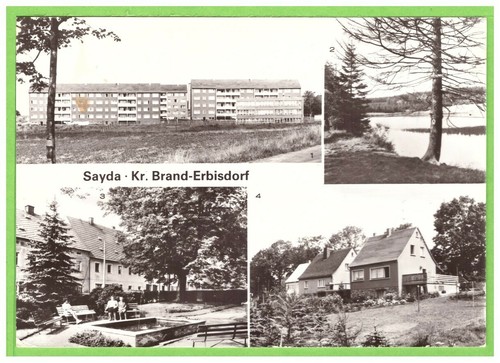 Sayda kreis brand - kreis, erbisdorf
