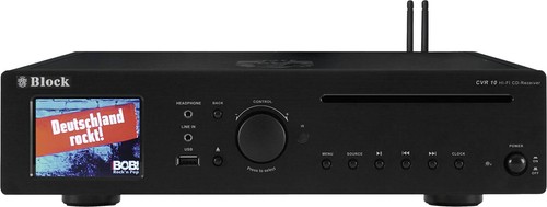 Block receiver cvr schwarz - receiver, cvr-10