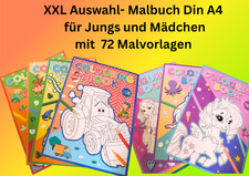 Malbuch für Kinder mit 72