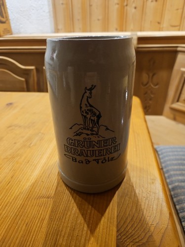 Masskrug grüner brauerei bad - grüner,