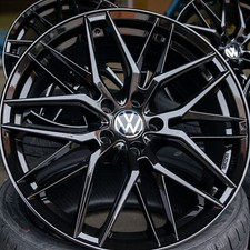 18 Zoll Alufelgen RW01 für VW Golf 8 7 6 5 7R 6R R32 GTI GTD CS ET45 Schwarz