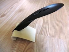 Kugelschreiber schwarz, Designer Luigi Colani, mit Werbedruck