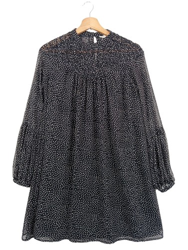 Zara basic linien kleid - zara,