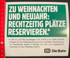 Aufkleber/Sticker: DB Die Bahn