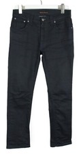 Nudie Thin Finn Dry Navy Crystal Herrenjeans W31 L28 Dunkel Bluedenim Slim Fit