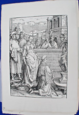 Reichsdruck 359 Lucas van Leyden Salomon betet Götzen an, Berlin Holzschnitt