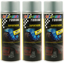 Lackspray silber hitzefest Dupli-Color Supertherm 3x 400ml Hitzelack bis 800°C