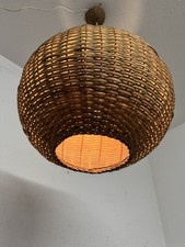 Vintage Rattan Lampe