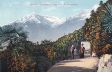 AK - Meran , Schutzhütte auf dem Tappeinerweg