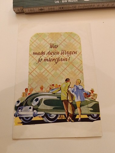 Original prospekt oldtimer - prospekt,