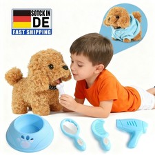 Hundespielzeug,Mit Leine der Läuft &Bellt Interaktiver Laufender Hund Für Kinder