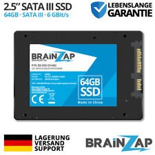 BRAINZAP 64GB SSD 2,5" Zoll - SATA III 6 GBit/s - 300 MB/s - Interne Festplatte