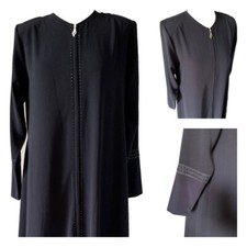 Ferace Fermuarli Abaya Muslima