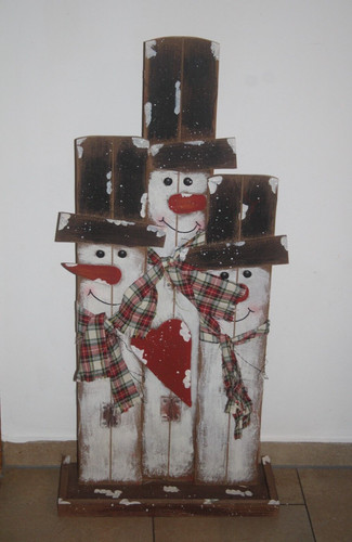 Xxl winterdeko schneemann 3 - xxl-winterdeko, schneemann,