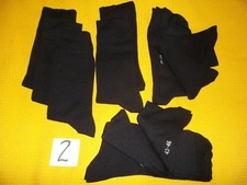 11 Paar Herren-Socken Gr. 43-46, schwarz / Venenbund - NEU