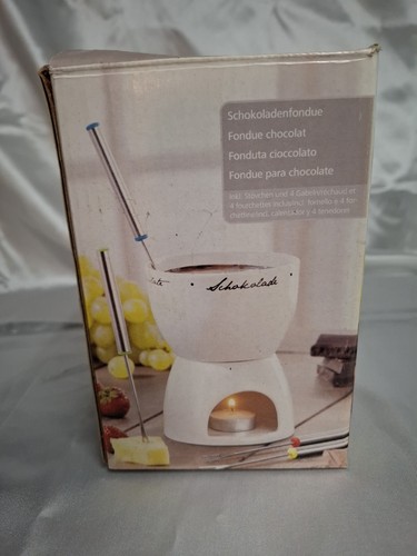 Schokoladen fondue mit - schokoladen,