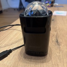 Discokugel Party Musik Lichteffekt LED Nachtlicht mit Bluetooth/Aux Lautsprecher