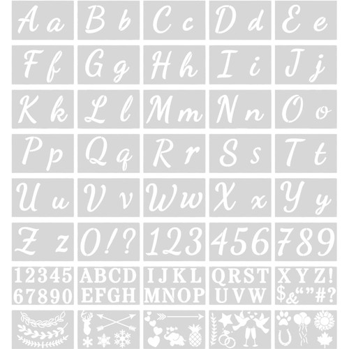 Buchstabenschablonen 128