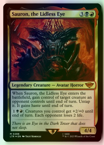 Mtg sauron the - mtg, eye