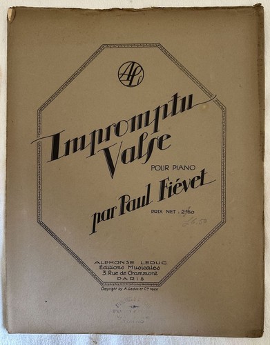 Impromptu valse für klavier - impromptu,