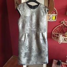 Kleid silber grau festlich - silber,