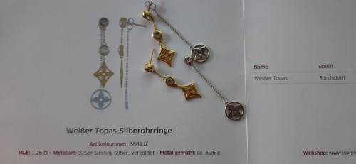 Ohrringe tolles design nah - tolles,