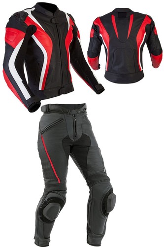 Damen herren lederkombi rot - damen/herren,