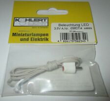 Kahlert - LED-Beleuchtung für Krippen oder Puppenhaus  3,5 Volt weiß  -NEU/OVP-