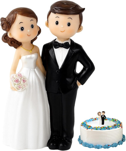 Brautpaar figuren torte - brautpaar,
