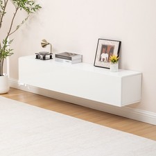 TV Lowboard weiß Flat-TV