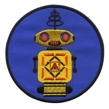 Crazy ROBBY Roboter Patch
