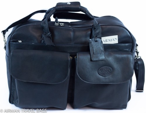Weekender leder reisetasche - leder,