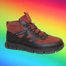 BUGATTI SAMPER Gr 46 HERRENSCHUHE HALBSCHUHE STIEFEL 