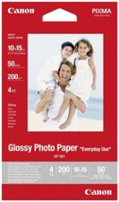 Canon Fotopapier 10 x 15 cm 50 Blatt 200 g/qm² glänzend Glossy Druckerpapier